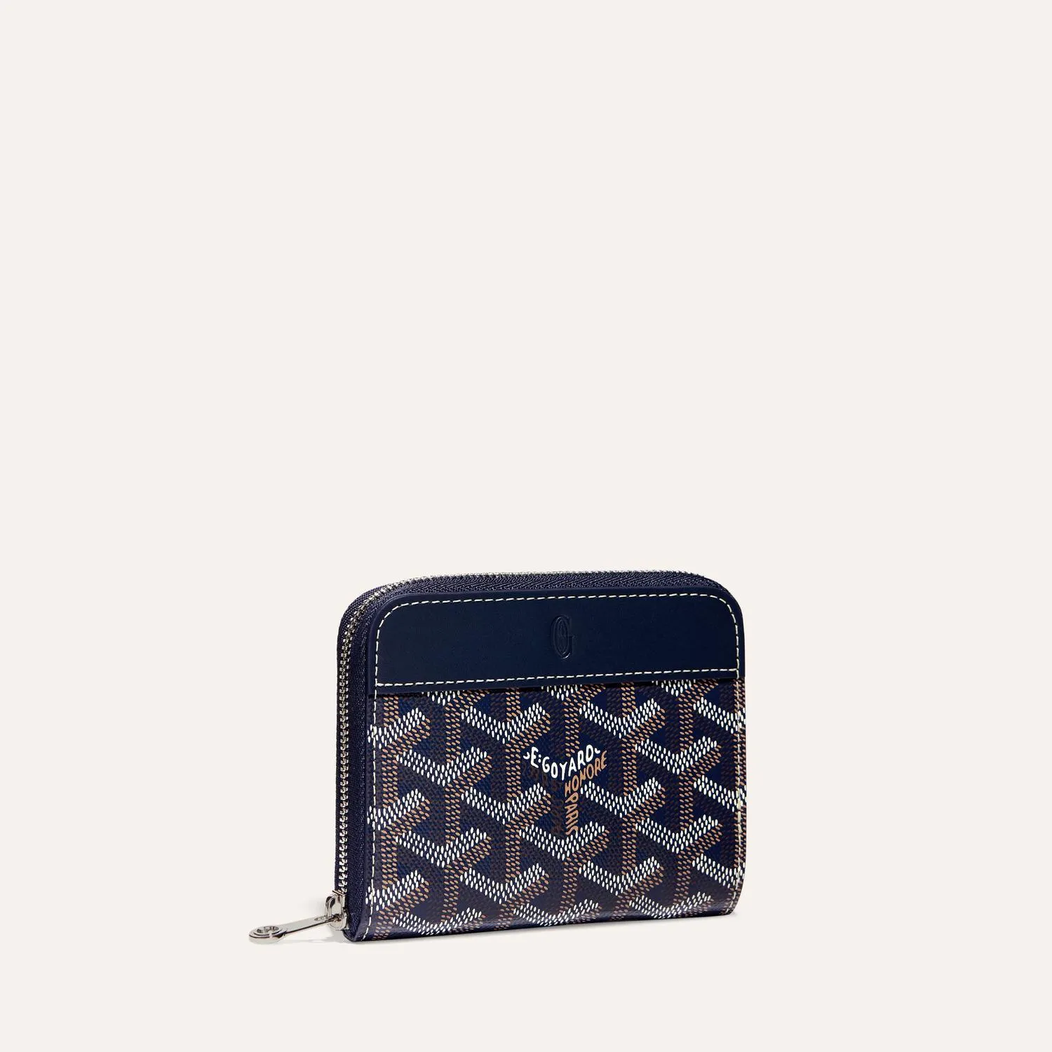GOYARD マティニョンPM ラウンドジップ 財布 ゴヤール ネイビー