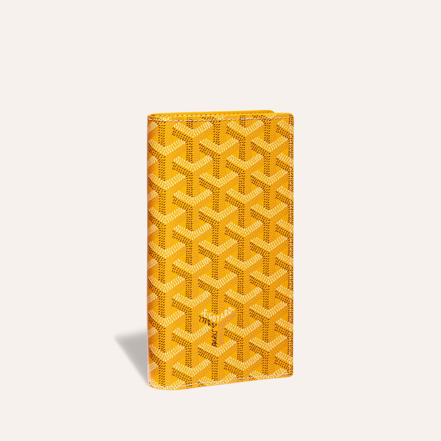 goyard yellow wallet