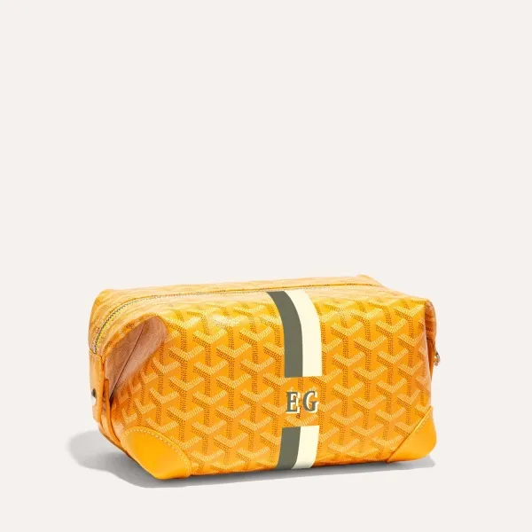 Bowling 25 toiletry bag Stripes and Initials