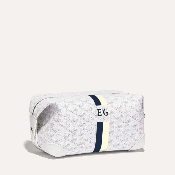 Bowling 25 toiletry bag Stripes and Initials