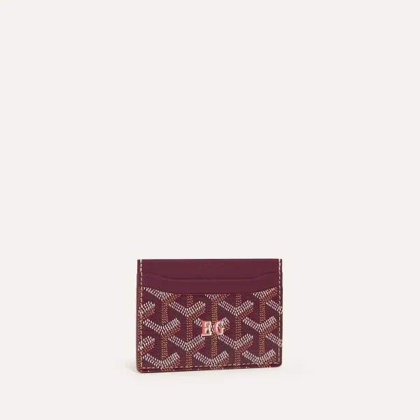 Saint-Sulpice card wallet Initials