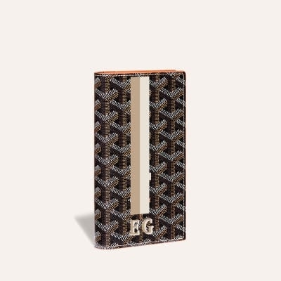 Saint-Lambert Wallet Stripes and Initials