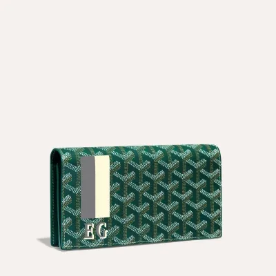 リシュリュー ウォレット／ストライプ＆イニシャルつき