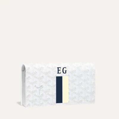 Richelieu Wallet Stripes and Initials