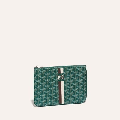 Sénat PM Pouch Stripes and Initials