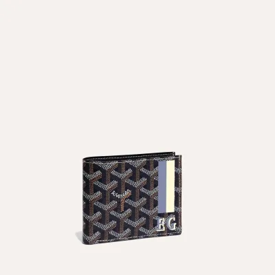 Saint-Florentin Wallet Stripes and Initials