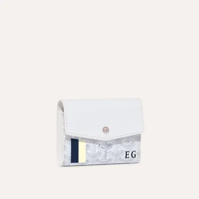 Saint-Gabriel wallet Stripes and Initials