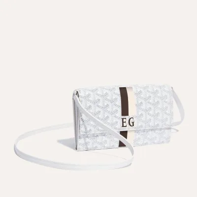 Portefeuille-Pochette Varenne Bandes et Initiales