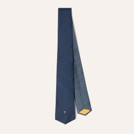 ✨️未使用級✨️希少品✨️GOYARD ゴヤール　ネクタイ　ネイビー　バイカラー エルドリッジ タイ - Maison Goyard