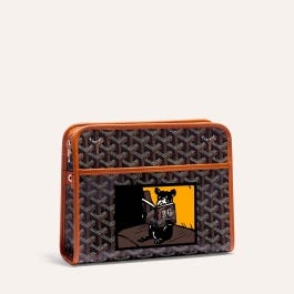 Jouvence MM toiletry bag Hulot and Initials - Maison Goyard