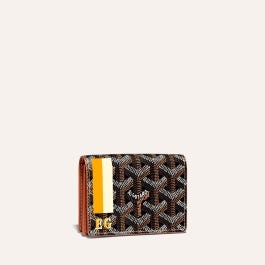 マルゼルブ カードケース／ストライプ＆イニシャルつき - Maison Goyard