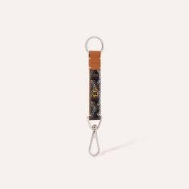Mousqueton key ring Initials