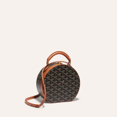 SAC BOITE CHAPEAU ALTO 2 Noir & Naturel