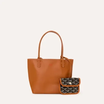 SAC ANJOU CROC MINI Black & Tan