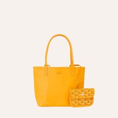 SAC ANJOU CROC MINI Yellow