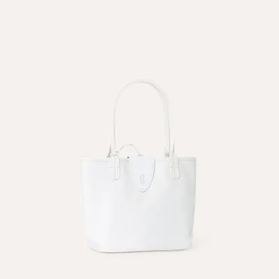 SAC ANJOU CROC MINI White
