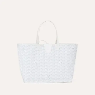 SAC ANJOU CROC PM White