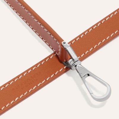 BANDOULIERE CUIR PM Tan