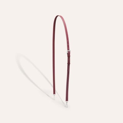 BANDOULIERE CUIR PM Burgundy