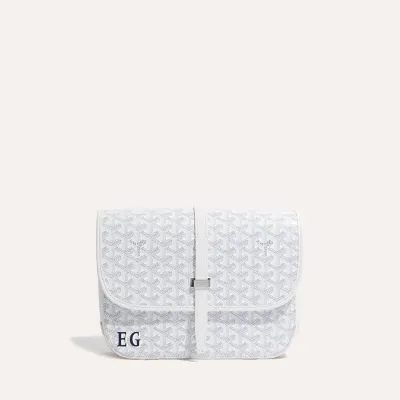 Belvédère MM bag Initials - White