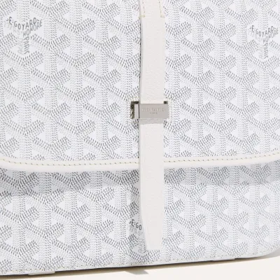 Belvédère MM bag Initials - White