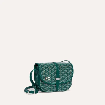 Belvédère PM bag Initials - Green
