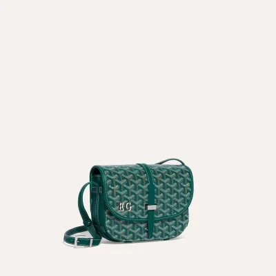 Belvédère PM bag Initials - Green