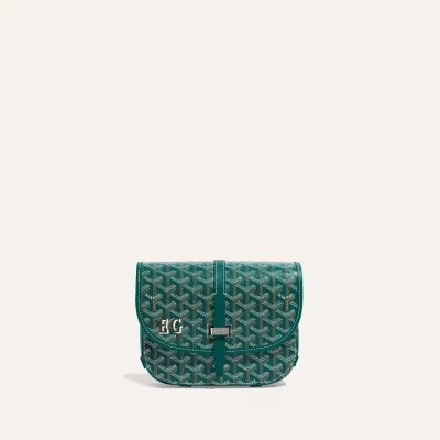 Belvédère PM bag Initials - Green