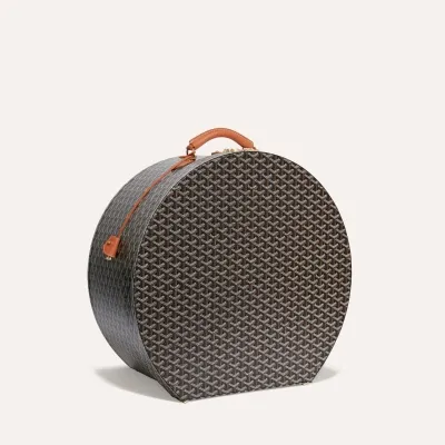 Boite Chapeau - Black & Tan