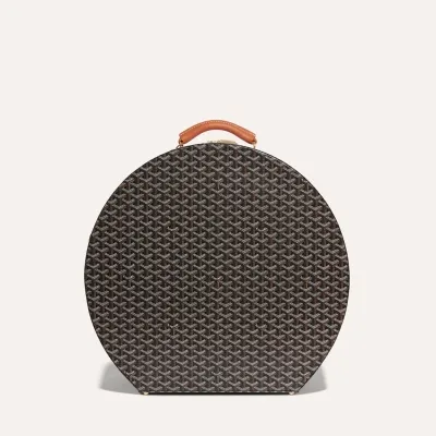 Boite Chapeau - Black & Tan