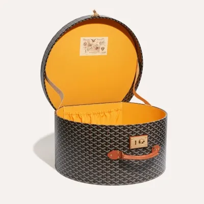 Boite Chapeau - Black & Tan