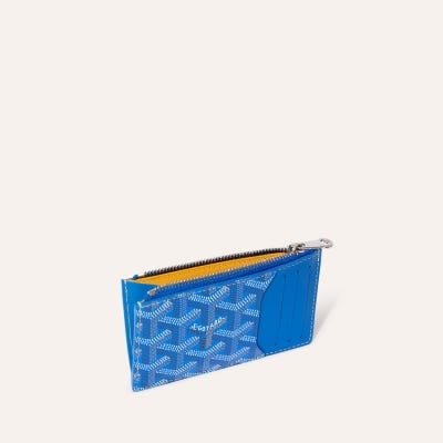 PORTE CARTES ZIPPE BOURBON 스카이 블루