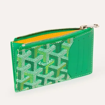 PORTE CARTES ZIPPE BOURBON MULTICOLORE 2026 Multicoloured Meadow Green