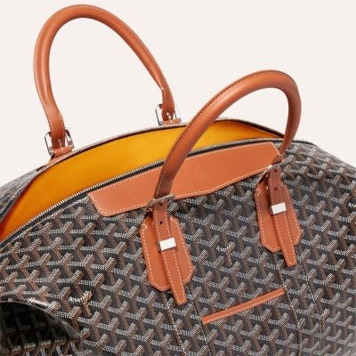 SAC BOWLING 45 2 Noir & Naturel