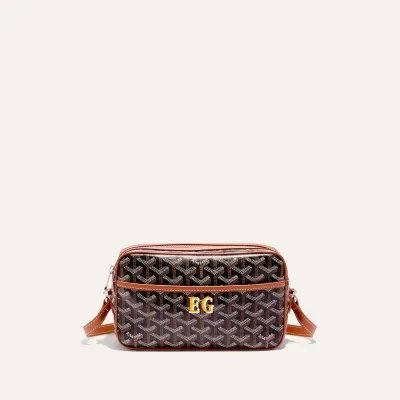 Cap-Vert bag Initials - Black & Tan