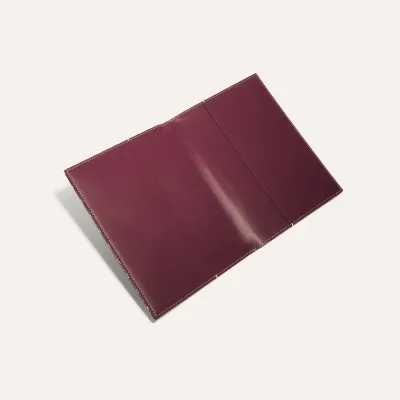 COUVERTURE CASTIGLIONE BANDES INITIALES ECO Burgundy