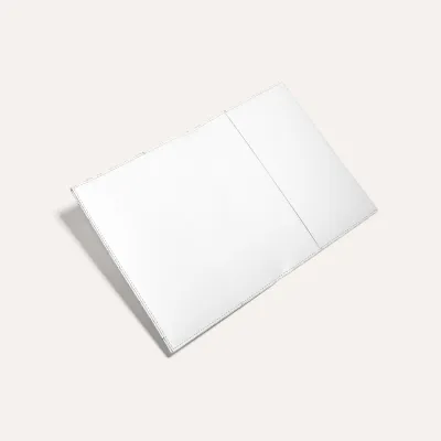 COUVERTURE CASTIGLIONE INITIALES ECO White