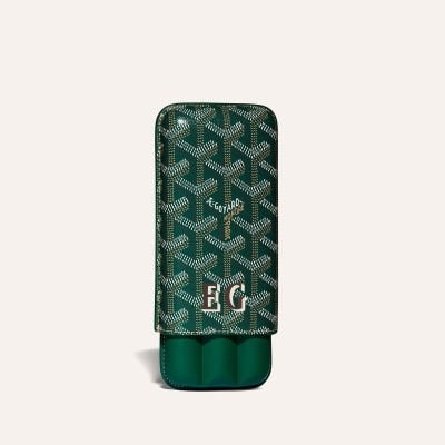 ETUI 3 CIGARES CHURCHILL INITIALES ECO Green