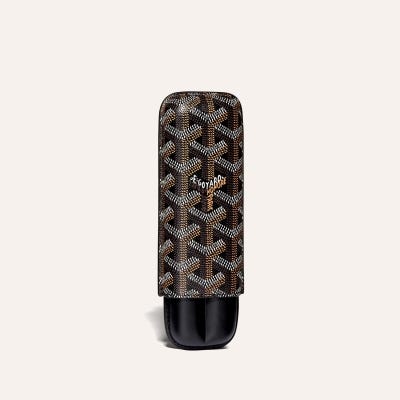 ETUI 2 CIGARES CHURCHILL Black