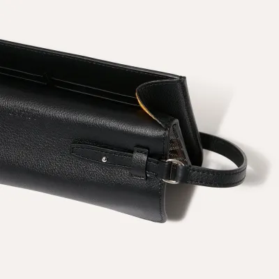 Chypre Wallet-Pouch Initials - Black