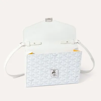 Chypre Wallet-Pouch Initials - White