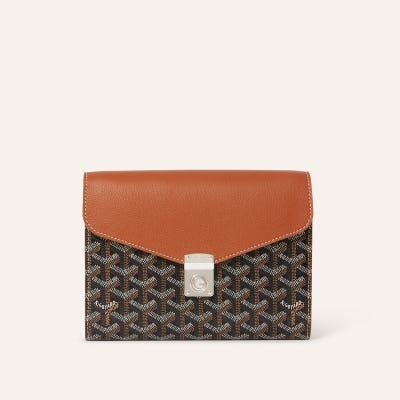 PORTEFEUILLE POCHETTE CHYPRE PM Black & Tan