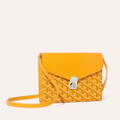 PORTEFEUILLE POCHETTE CHYPRE PM イエロー