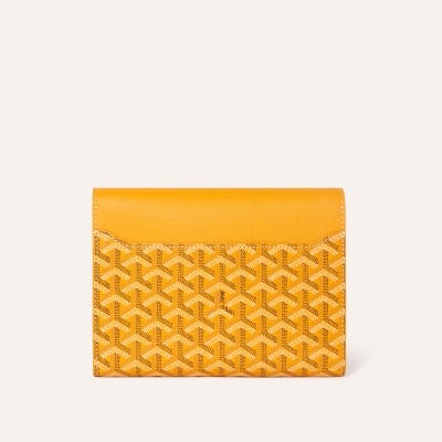 PORTEFEUILLE POCHETTE CHYPRE PM イエロー