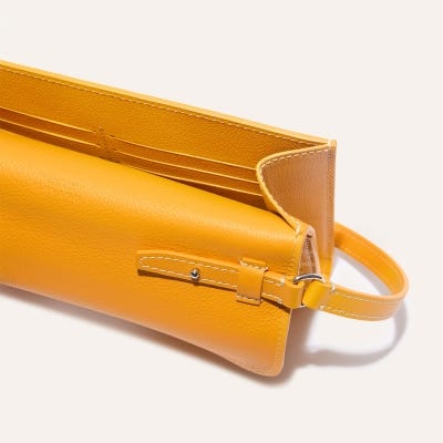 PORTEFEUILLE POCHETTE CHYPRE PM イエロー