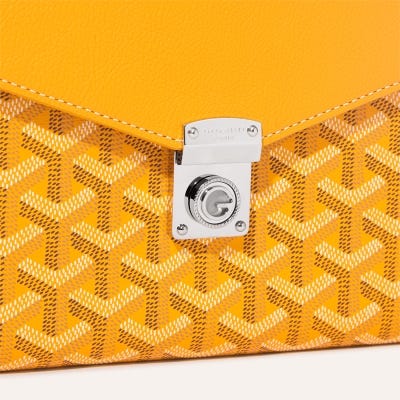 PORTEFEUILLE POCHETTE CHYPRE PM イエロー