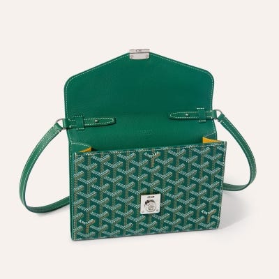 PORTEFEUILLE POCHETTE CHYPRE PM Green