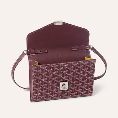 PORTEFEUILLE POCHETTE CHYPRE PM バーガンディ