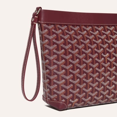 POCHETTE CONTI PM バーガンディ