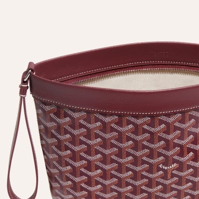 POCHETTE CONTI PM バーガンディ